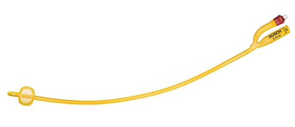 CATETERE FOLEY A MEDIA PERMANENZA  RUSCH GOLD PLUS A 2 VIE IN SILKOLATEX LATTICE-SILICONE PER ADULTO CH16 LUNGHEZZA 40 CM PUNTA CILINDRICA A 2 FORI PALLONCINO 30-50 ML 1 PEZZO - FarmaLucia