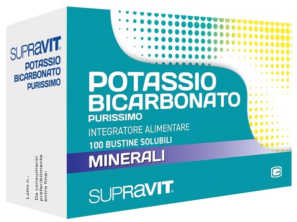 SUPRAVIT POTASSIO BICARBONATO PURISSIMO 100 BUSTINE - FarmaLucia