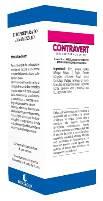 CONTRAVERT 50 ML SOLUZIONE IDROALCOLICA - FarmaLucia