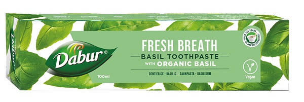 DABUR DENTIFRICIO BASILICO SANTO BIO 100 ML - FarmaLucia