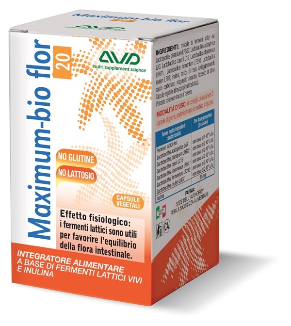 MAXIMUM BIO FLOR 20 40 CAPSULE - FarmaLucia