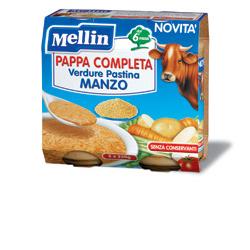 MELLIN PAPPA COMPLETA MANZO 250 G 2 PEZZI - FarmaLucia