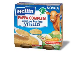 MELLIN PAPPA COMPLETA VITELLO 250 G 2 PEZZI - FarmaLucia