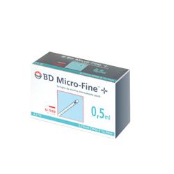 SIRINGA INSULINA BECTON DICKINSON 0,5 ML 100 UI AGO GAUGE 29 30 PEZZI - FarmaLucia