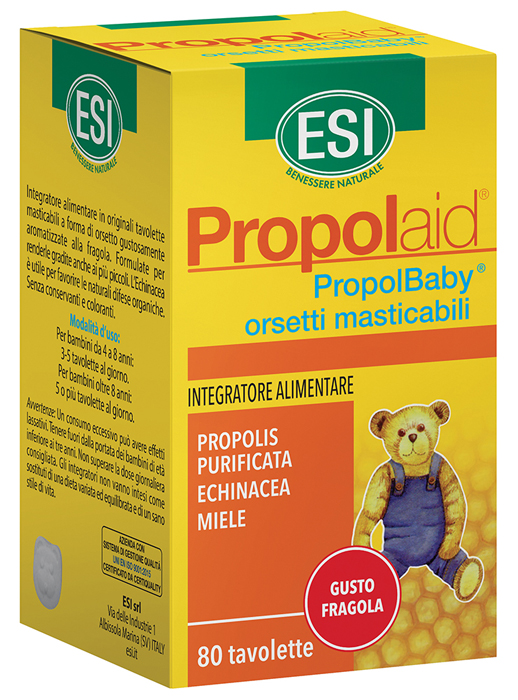 ESI PROPOLAID ORSETTI JUNIOR 80 TAVOLETTE - FarmaLucia