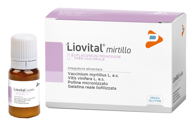 LIOVITAL MIRTILLO 8 FLACONCINI 10 ML - FarmaLucia