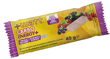 CARBO+ BARRETTA ENERGETICA FRUTTI DI BOSCO 40 G - FarmaLucia