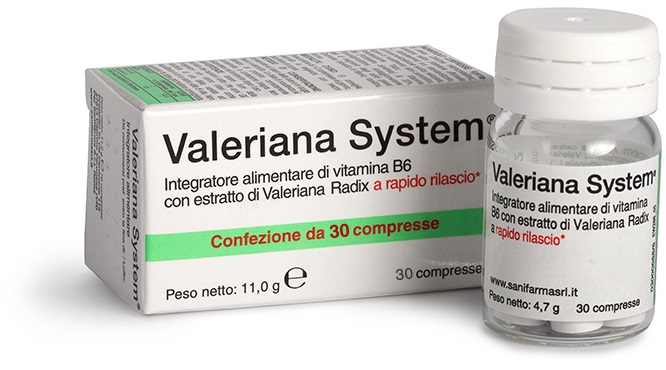VALERIANA SYSTEM 30 COMPRESSE - FarmaLucia