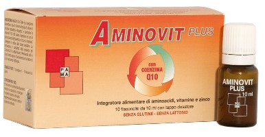 AMINOVIT PLUS COENZIMA Q10 10 FLACONCINI 10 ML - FarmaLucia