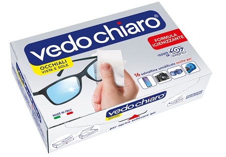 VEDOCHIARO OCCHIALI 16 SALVIETTE UMIDIFICATE - FarmaLucia