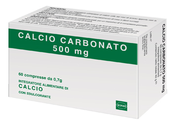 CALCIO CARBONATO 60 COMPRESSE - FarmaLucia