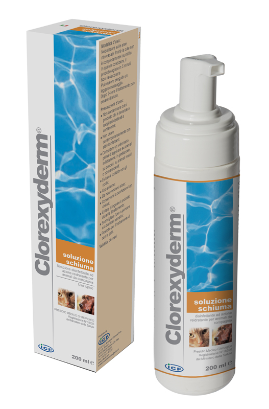 CLOREXYDERM SOLUZIONE SCHIUMA 200 ML - FarmaLucia