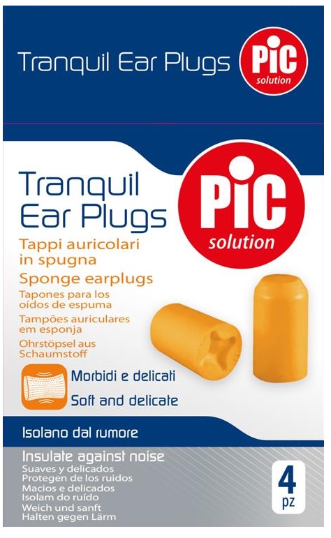 TAPPI AURICOLARI TRANQUIL IN SPUGNA 4 PEZZI - FarmaLucia