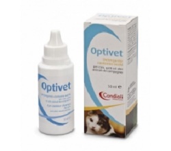 OPTIVET DETERGENTE PER OCCHI PER CANI E GATTI FLACONE 50 ML - FarmaLucia