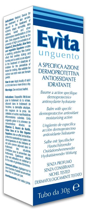 EVITA UNGUENTO A SPECIFICA AZIONE DERMOPROTETTIVA ANTIOSSIDANTE IDRATANTE 30 ML - FarmaLucia