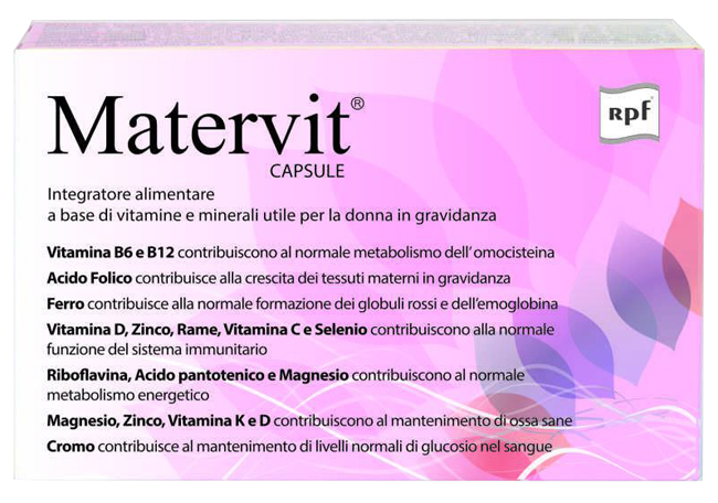 MATERVIT 30 CAPSULE - FarmaLucia