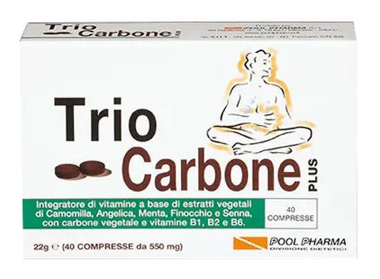 TRIOCARBONE PLUS 40 COMPRESSE - FarmaLucia