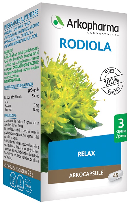 ARKO CAPSULE RODIOLA 45 CAPSULE - FarmaLucia