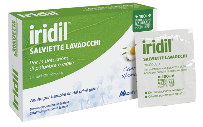 IRIDIL LAVAOCCHI 14 SALVIETTE MONOUSO - FarmaLucia