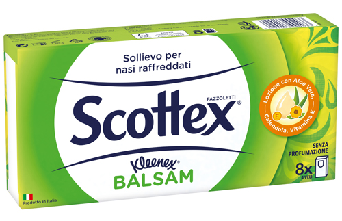 KLEENEX FAZZOLETTI BALSAMICI POCKET 8 PEZZI - FarmaLucia