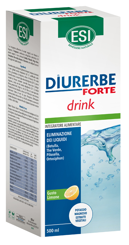 ESI DIURERBE FORTE DRINK LIMONE 500 ML - FarmaLucia