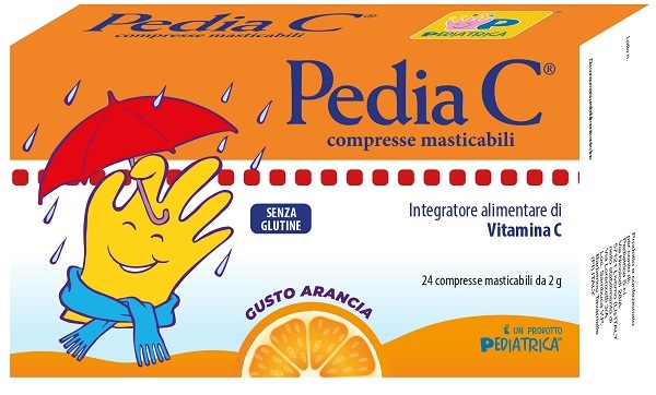 PEDIA C ARANCIA 24 COMPRESSE MASTICABILI - FarmaLucia