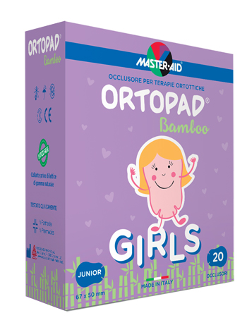 CEROTTO OCULARE PER ORTOTTICA ORTOPAD GIRLS JUNIOR 5X6,7 20 PEZZI - FarmaLucia