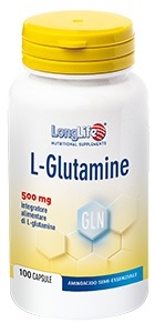 LONGLIFE L-GLUTAMINE 100 CAPSULE DI GELATINA DA 620 MG - FarmaLucia