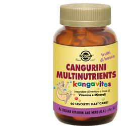 CANGURINI MULTINUTRIENTS FRUTTI BOSCO 60 COMPRESSE - FarmaLucia