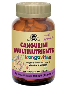 CANGURINI MULTINUTRIENTS FRUTTI TROPICALI 60 COMPRESSE - FarmaLucia