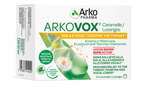 ARKOVOX MENTA/EUCALIPTO 24 CARAMELLE - FarmaLucia