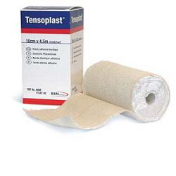 BENDA ELASTICA AUTOADESIVA TENSOPLAST CON OSSIDO DI ZINCO 4,5X500CM - FarmaLucia