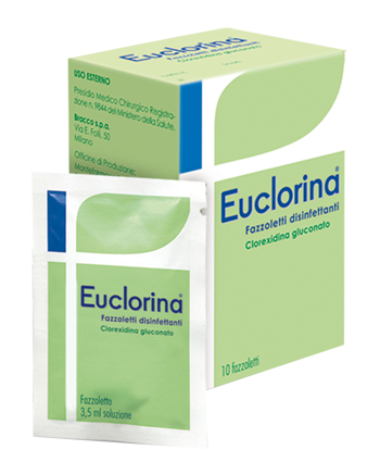 DISINFETTANTE FAZZOLETTO PER MEDICAZIONE EUCLORINA 10 PEZZI - FarmaLucia