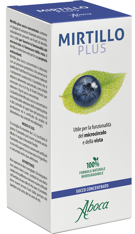 MIRTILLO PLUS SUCCO CONCENTRATO 100 ML - FarmaLucia