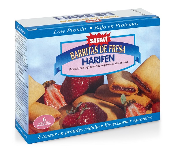 HARIFEN SNACK FRAGOLA 125 G - FarmaLucia