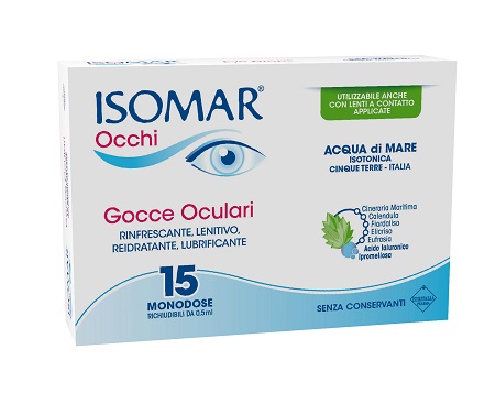 ISOMAR OCCHI GOCCE OCULARI ALL'ACIDO IALURONICO 0,20% 15 FLACONCINI - FarmaLucia
