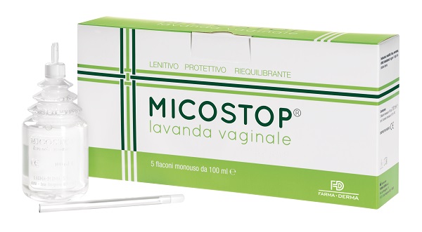 LAVANDA VAGINALE MICOSTOP 5 FLACONI DA 100 ML - FarmaLucia