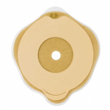 PLACCA PIANA FLEXIMA KEY 50 MM CON PROTETTORE CUTANEO IDROCOLLOIDALE E FLANGIA 5 PEZZI - FarmaLucia