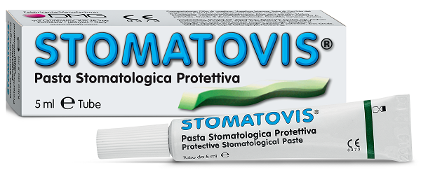 PASTA STOMATOLOGICA PROTETTIVA STOMATOVIS STOMATITI AFTOSE 5 ML - FarmaLucia