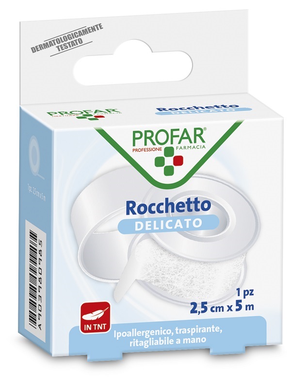 CEROTTO ROCCHETTO TESSUTO NON TESSUTO DELICATO CM 2,5X5 M PROFAR - FarmaLucia