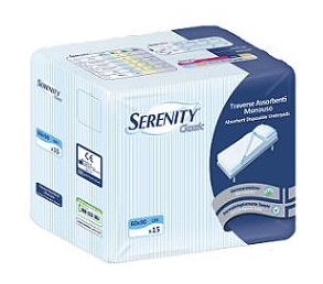 TRAVERSA SALVAMATERASSO PER INCONTINENZA SERENITY CLASSIC MISURA 60X90CM 15 PEZZI - FarmaLucia