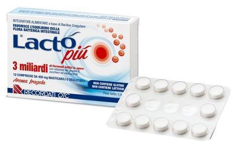 LACTO PIU 3 MILIARDI 12 COMPRESSE - FarmaLucia