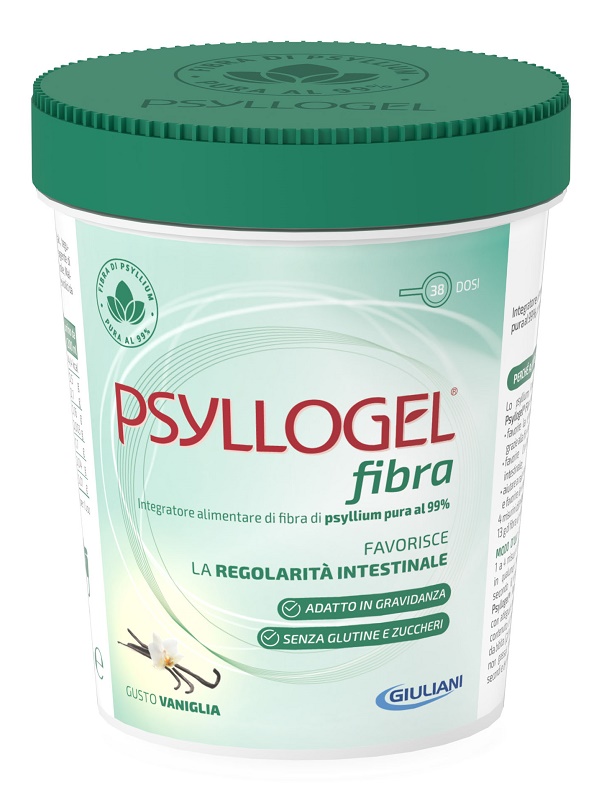 PSYLLOGEL FIBRA VANIGLIA VASO 170 G - FarmaLucia