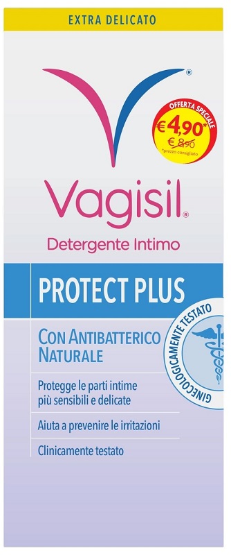 VAGISIL DETERGENTE INTIMO PROTECT PLUS 250 ML - FarmaLucia