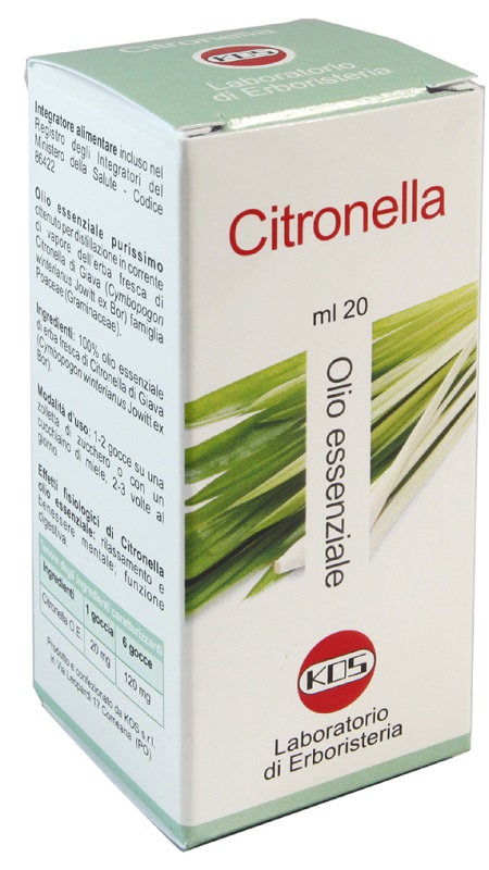 CITRONELLA OLIO ESSENZIALE 20 ML - FarmaLucia