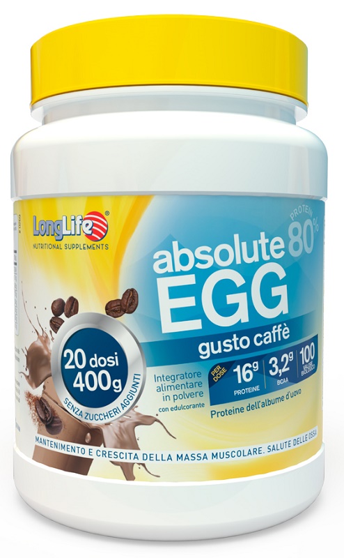 LONGLIFE ABSOLUTE EGG CAFFE' 400 G - FarmaLucia
