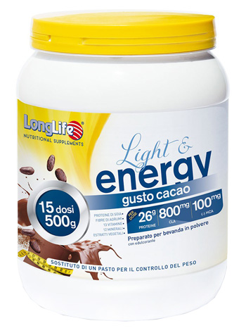LONGLIFE LIGHT & ENERGY CACAO 500 G - FarmaLucia