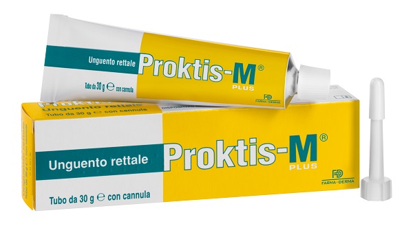 UNGUENTO RETTALE PROKTIS/M PLUS 30G CON CANNULA - FarmaLucia