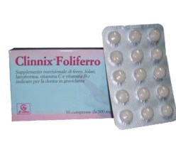 CLINNIX FOLIFERRO 30 COMPRESSE - FarmaLucia