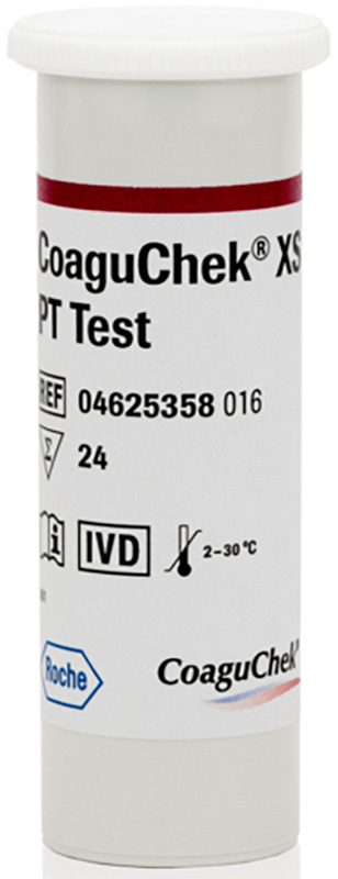 STRISCE REATTIVE PER DISPOSITIVO AUTODIAGNOSTICO COAGUCHEK XS PT TEST 24 PEZZI - FarmaLucia